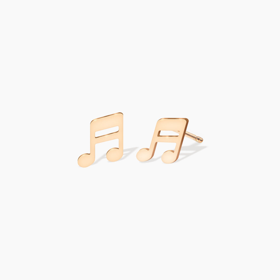 Music Note Stud Earrings