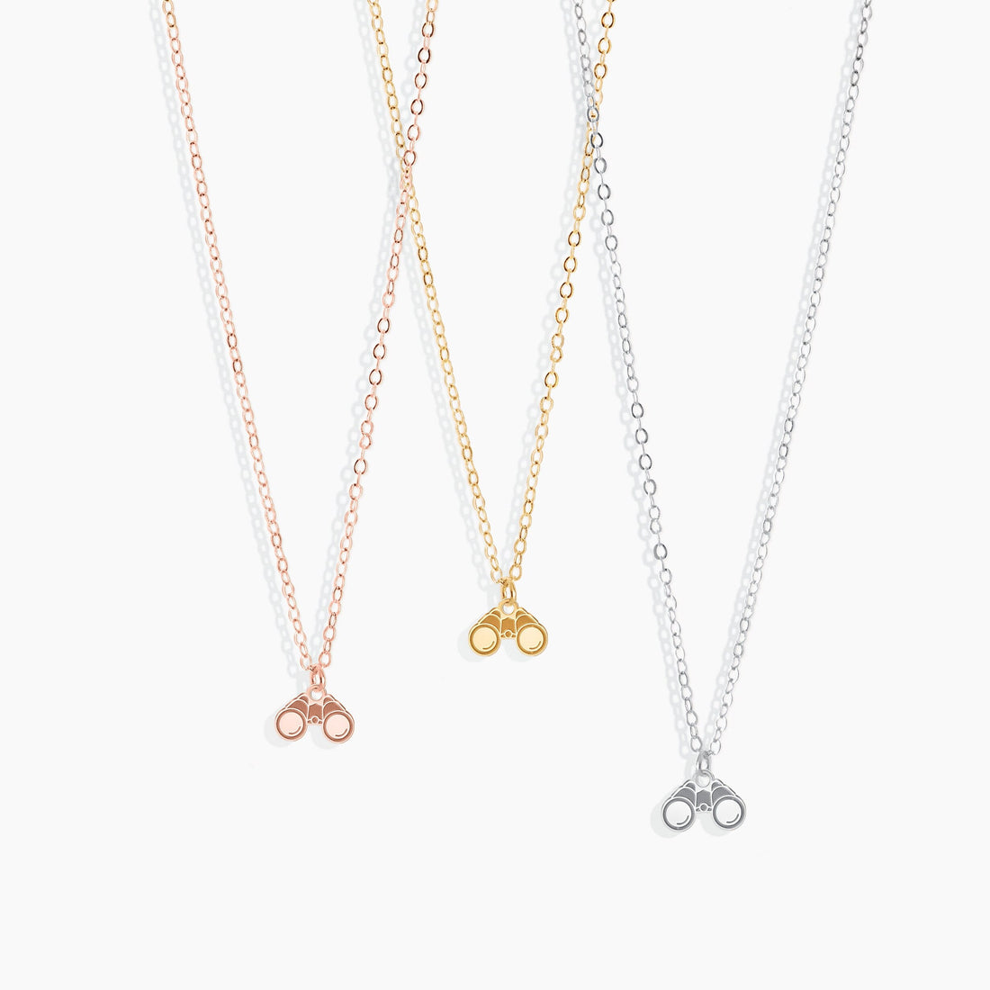 Binocular Charm Necklace