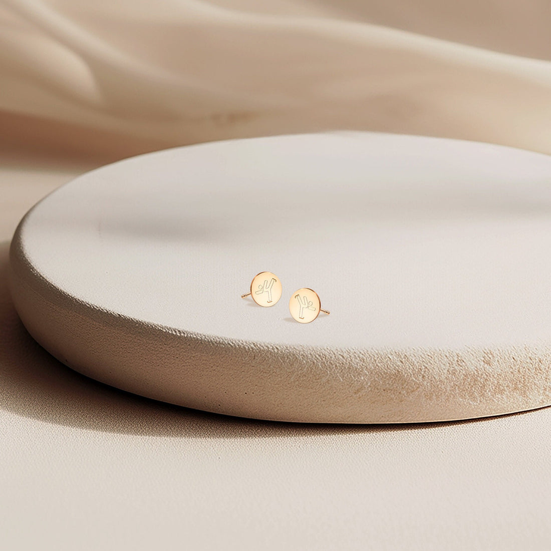 Skating Disc Earrings