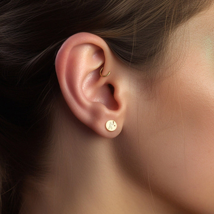 Baseball Player Earrings
