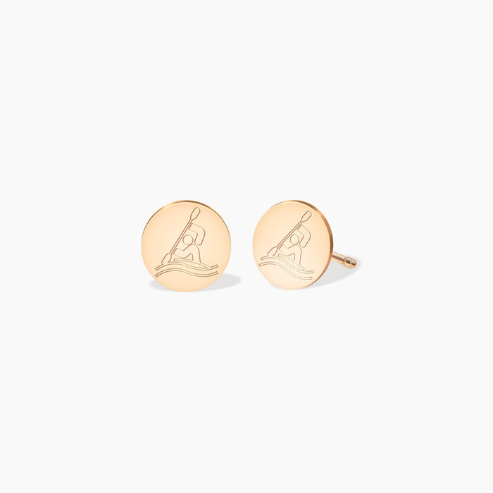 Rowing Disc Earrings