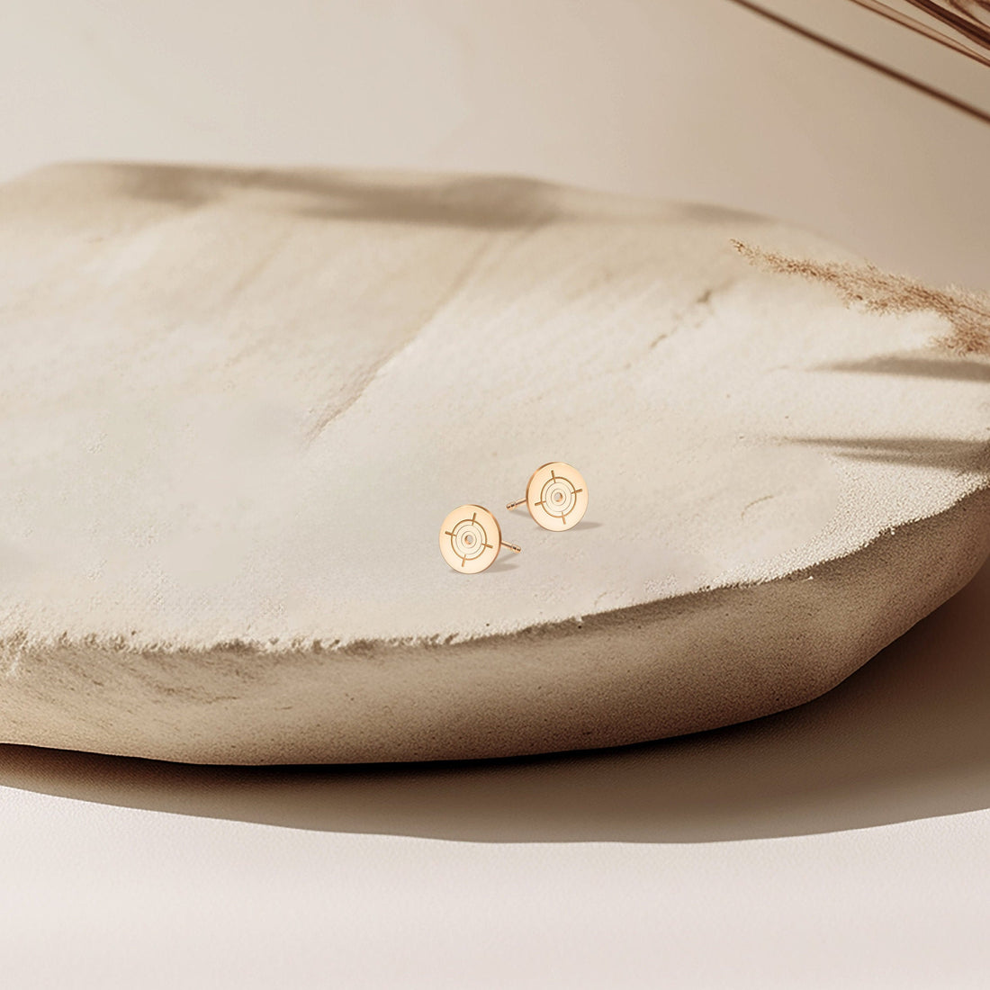 Target Stud Earrings