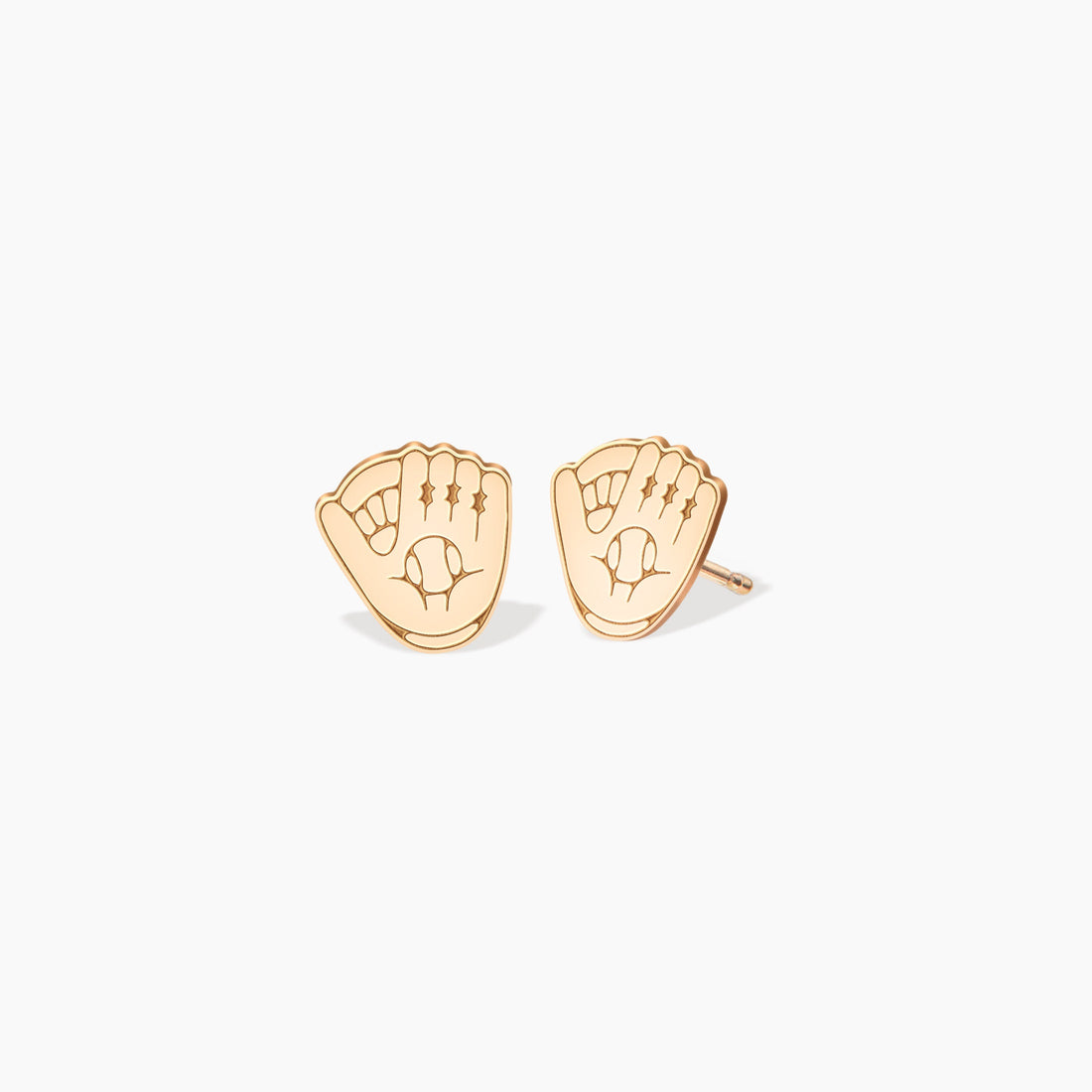 Baseball Glove Stud Earrings