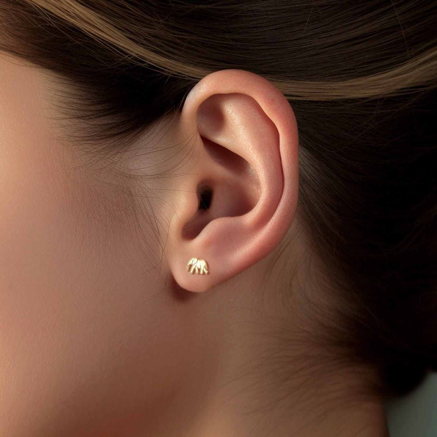 Elephant Studs Cute