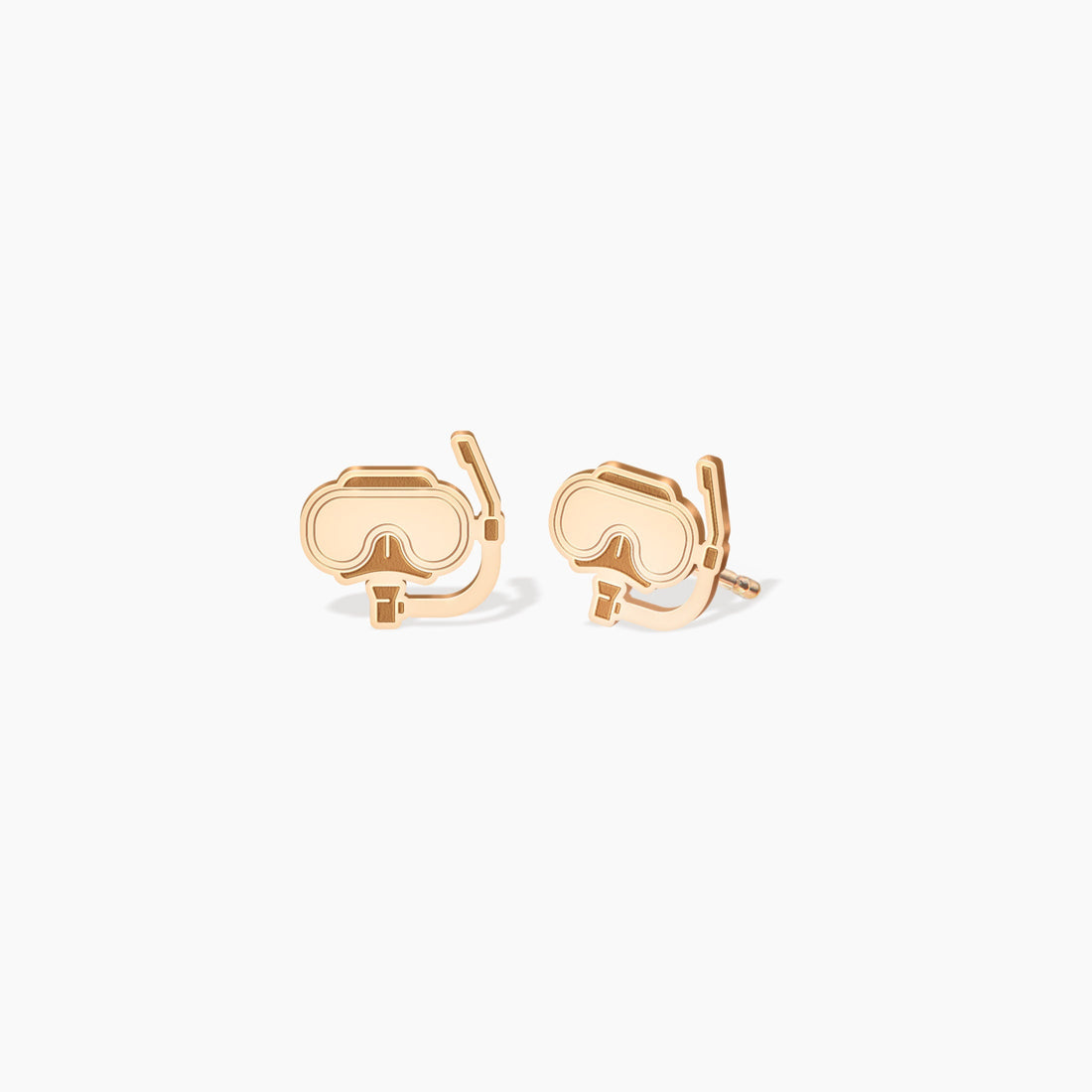 Scuba Diver Mask Stud Earrings