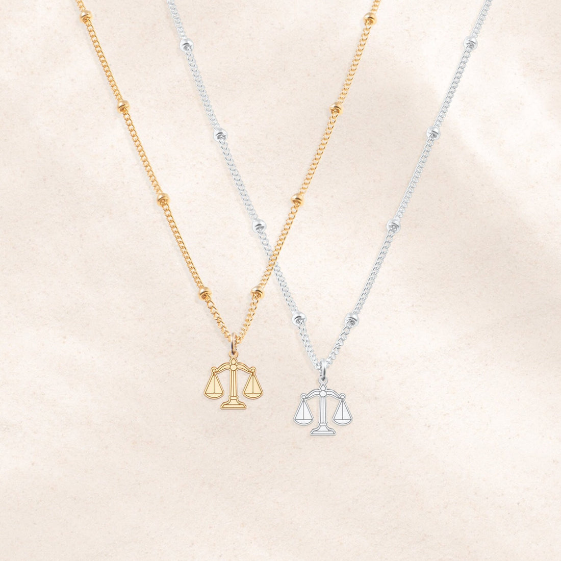 Leo Zodiac Pendant Beady Necklace