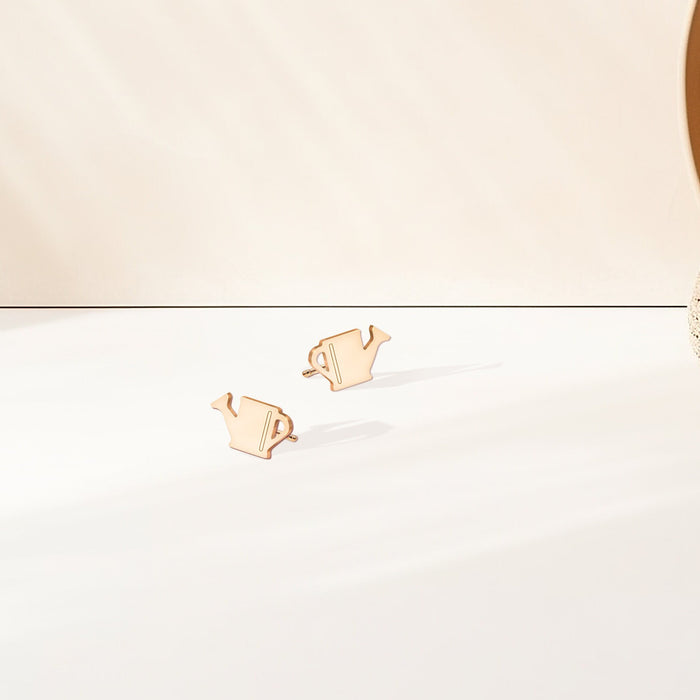 Watering can earrings