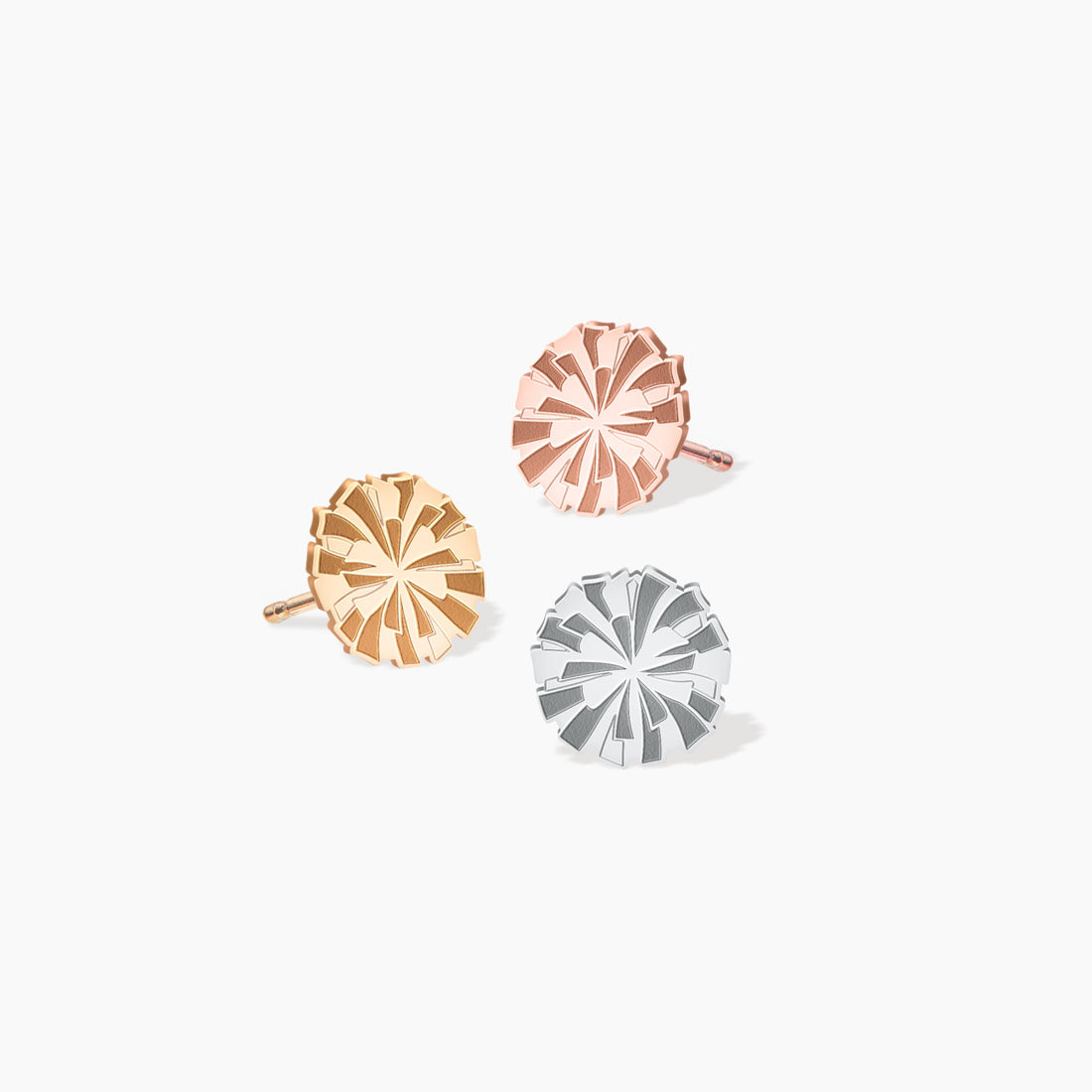 Cheerleading Pom-Pom Stud Earrings