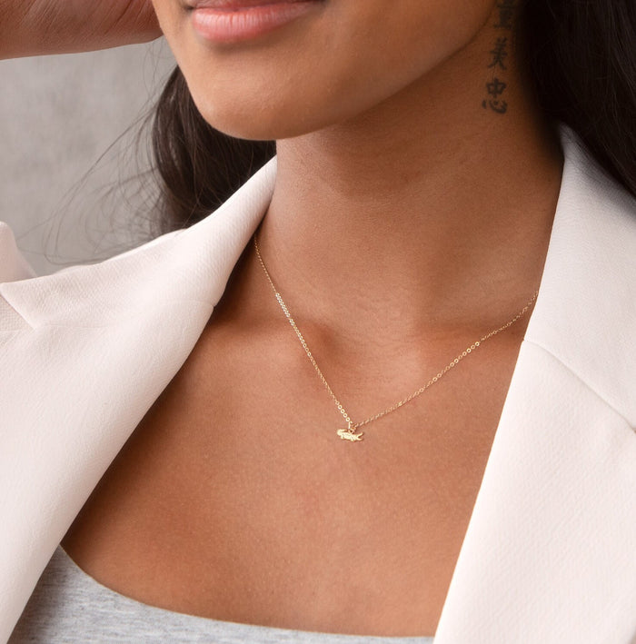 Alligator Pendant Necklace