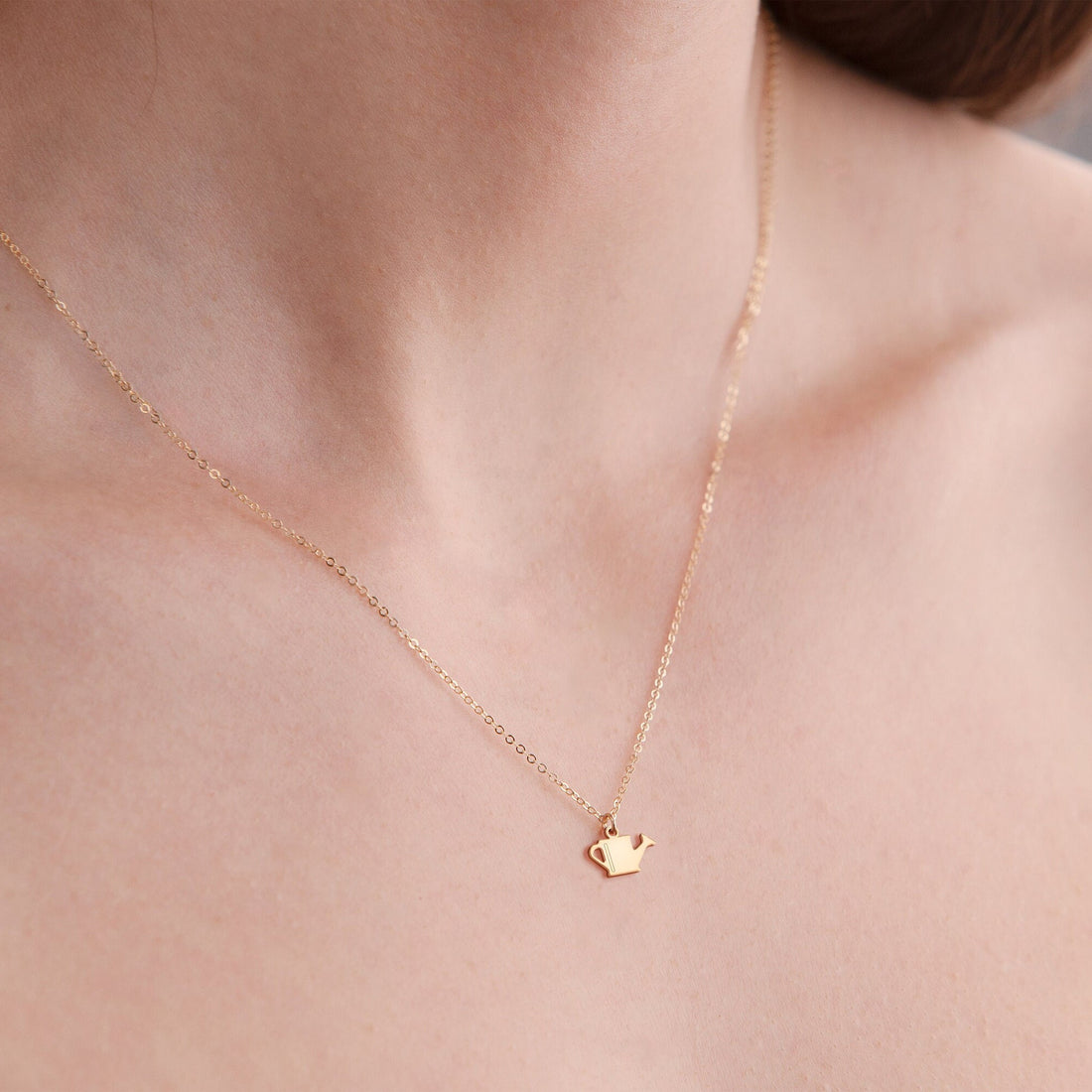 Watering Can Pendant Necklace