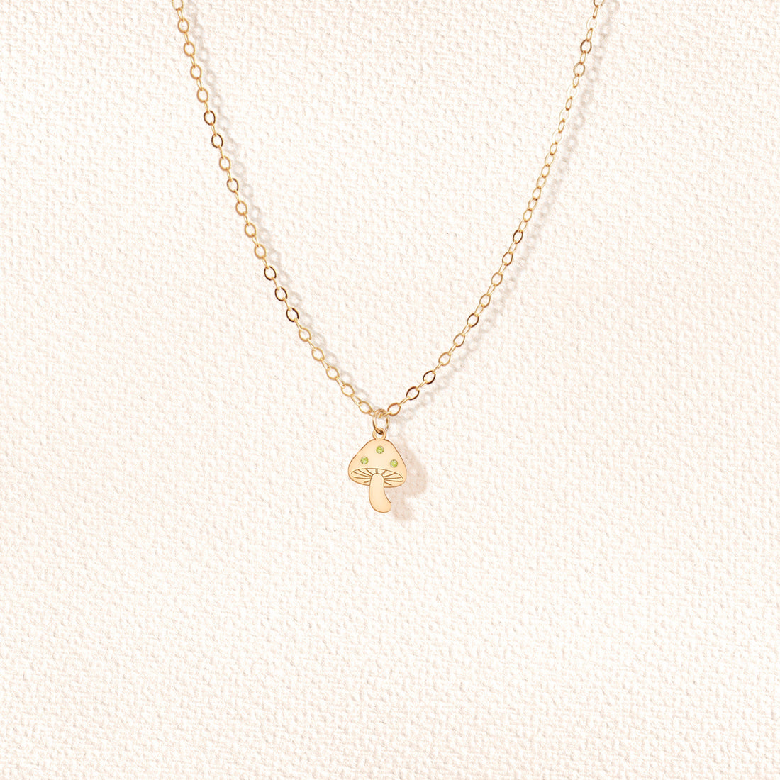 Mushroom Pendant Necklace