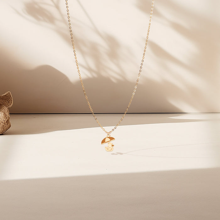 Duck Umbrella Necklace