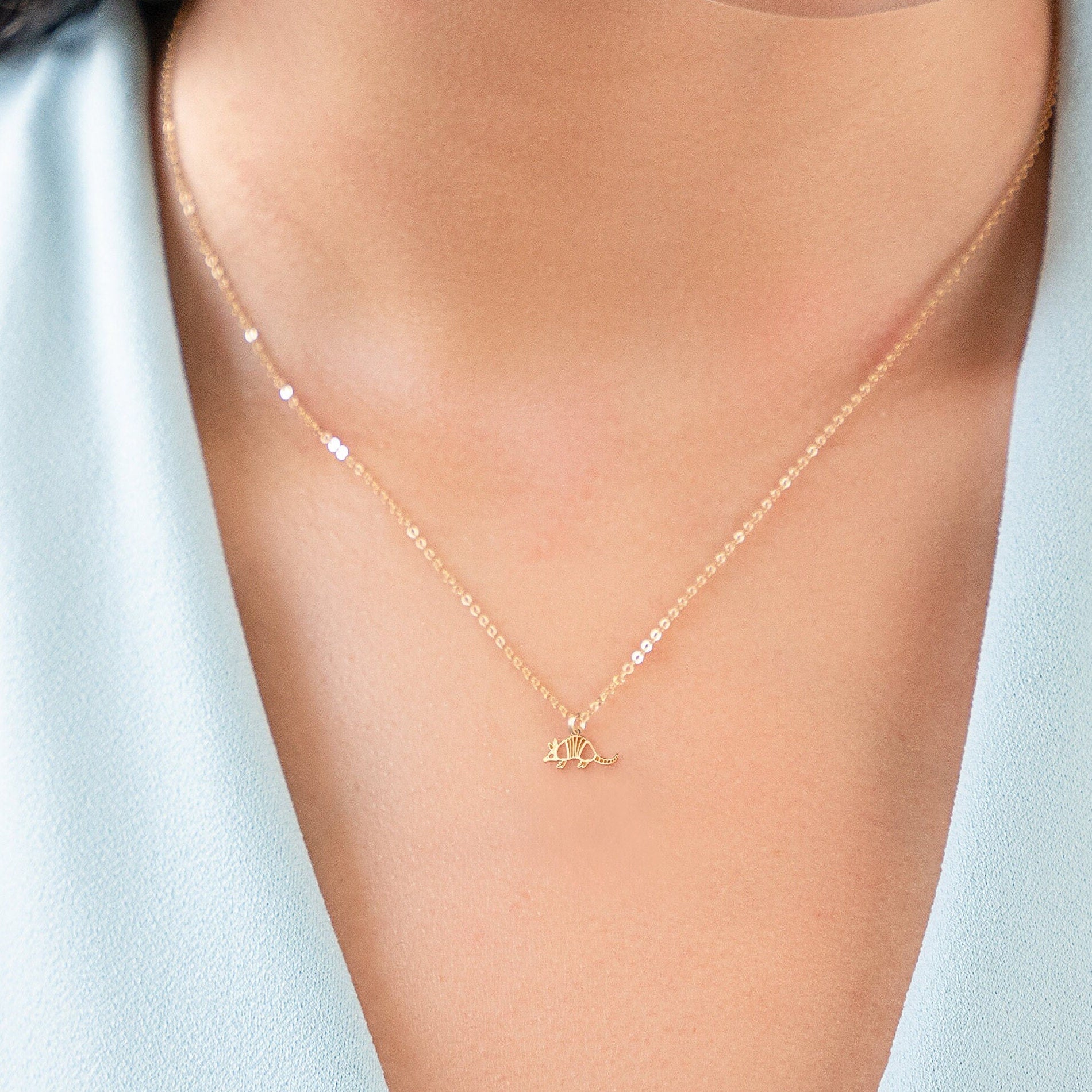 Armadillo Charm Necklace