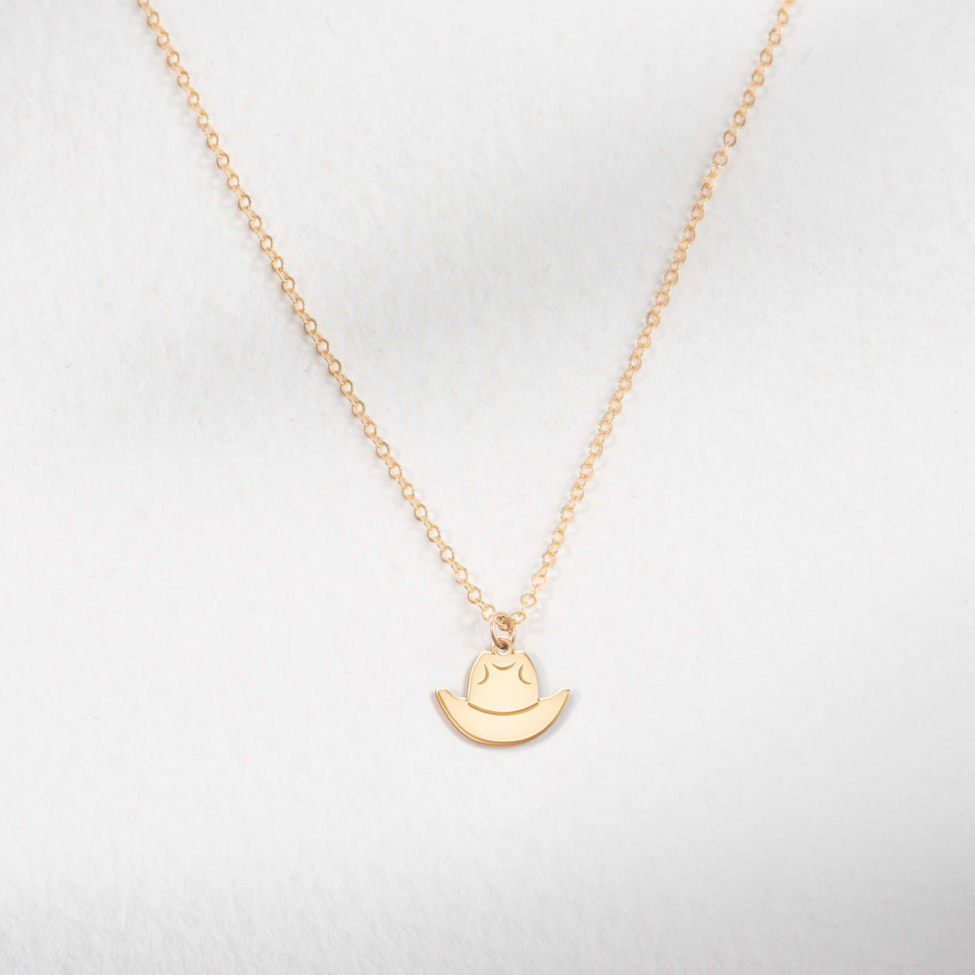 Cowboy Hat Pendant Necklace