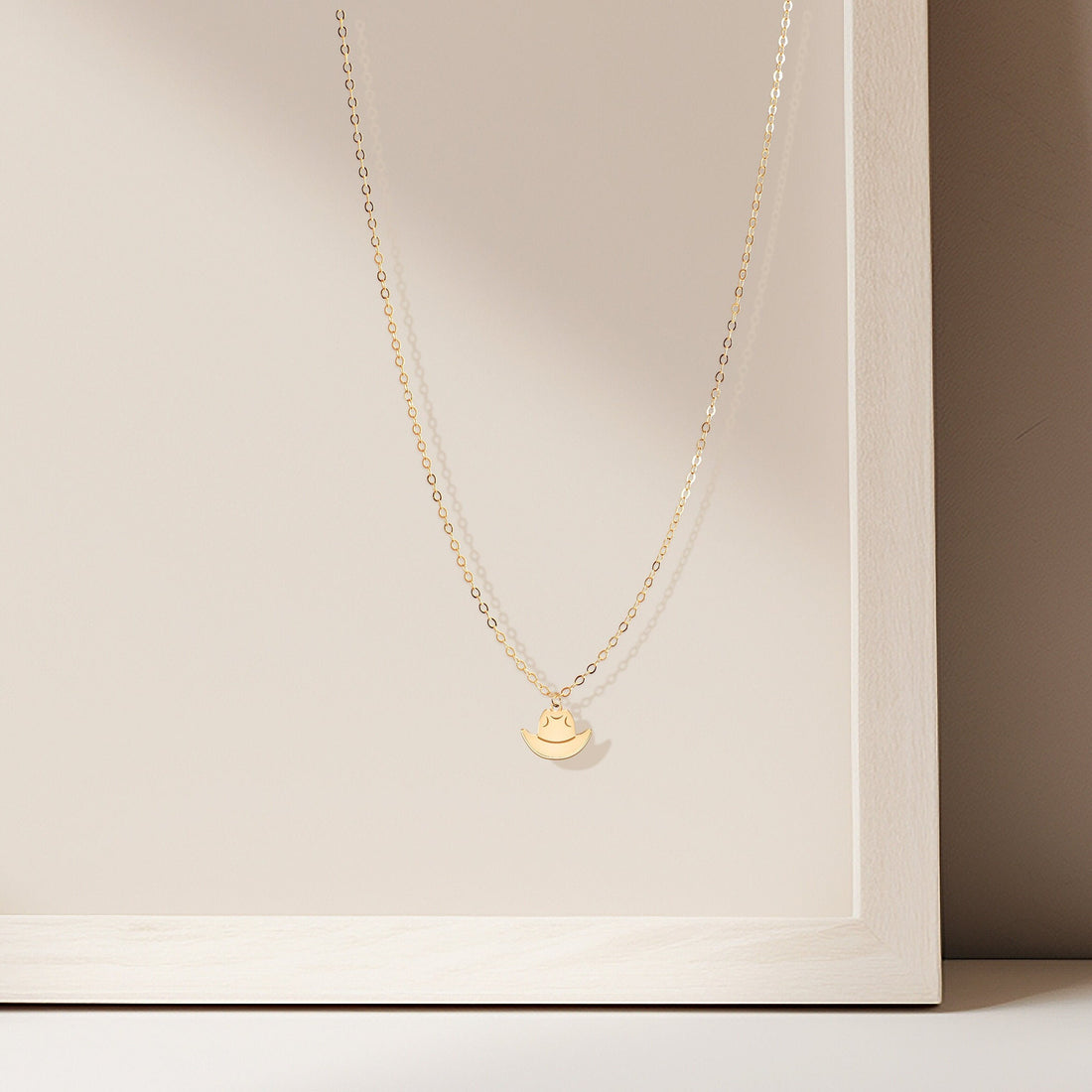 Cowboy Hat Pendant Necklace