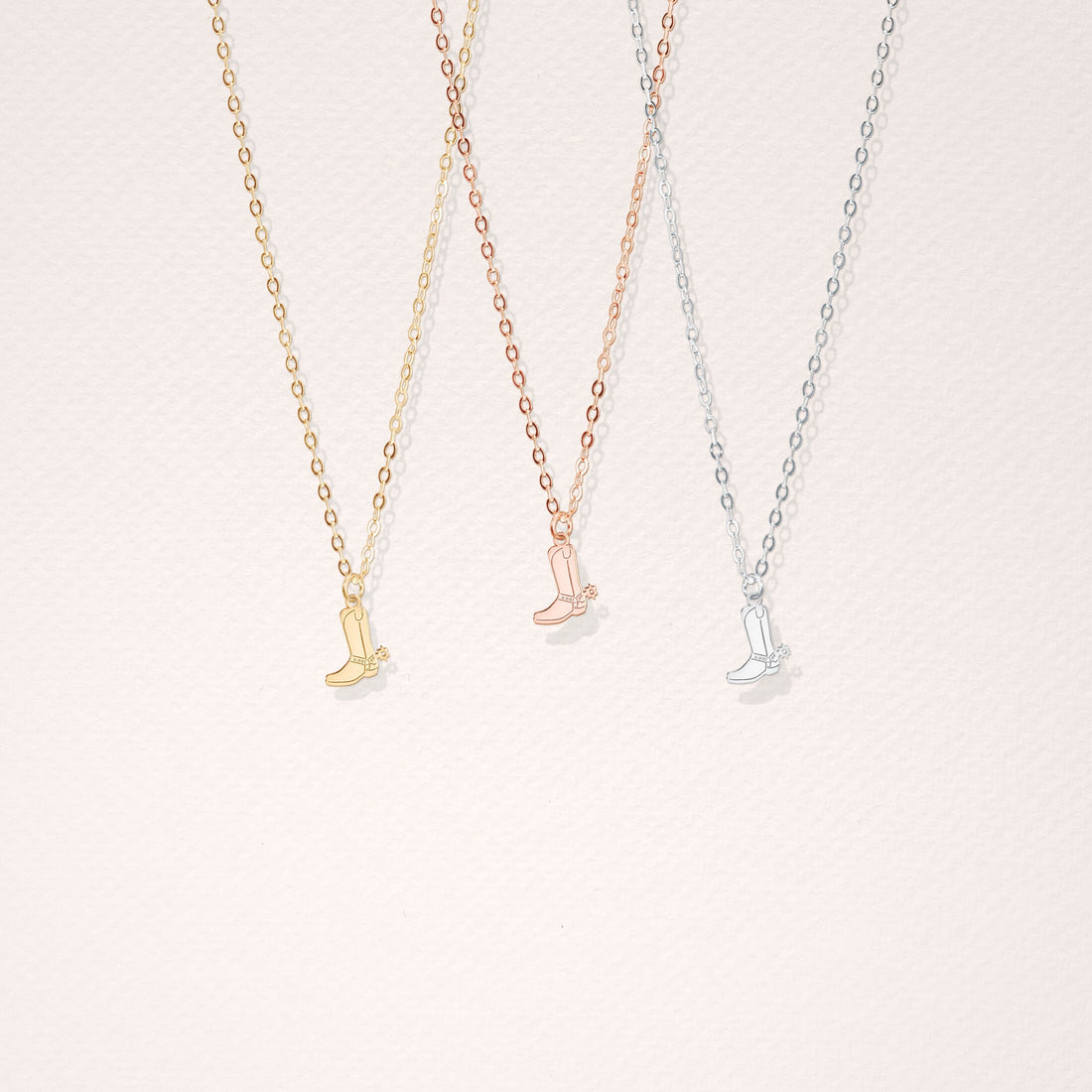 Cowboy Boot Spur Necklace
