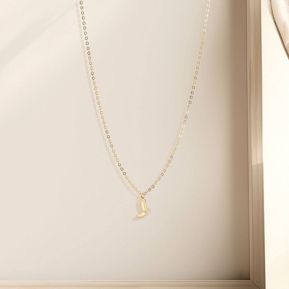 Cowboy Boot Spur Necklace