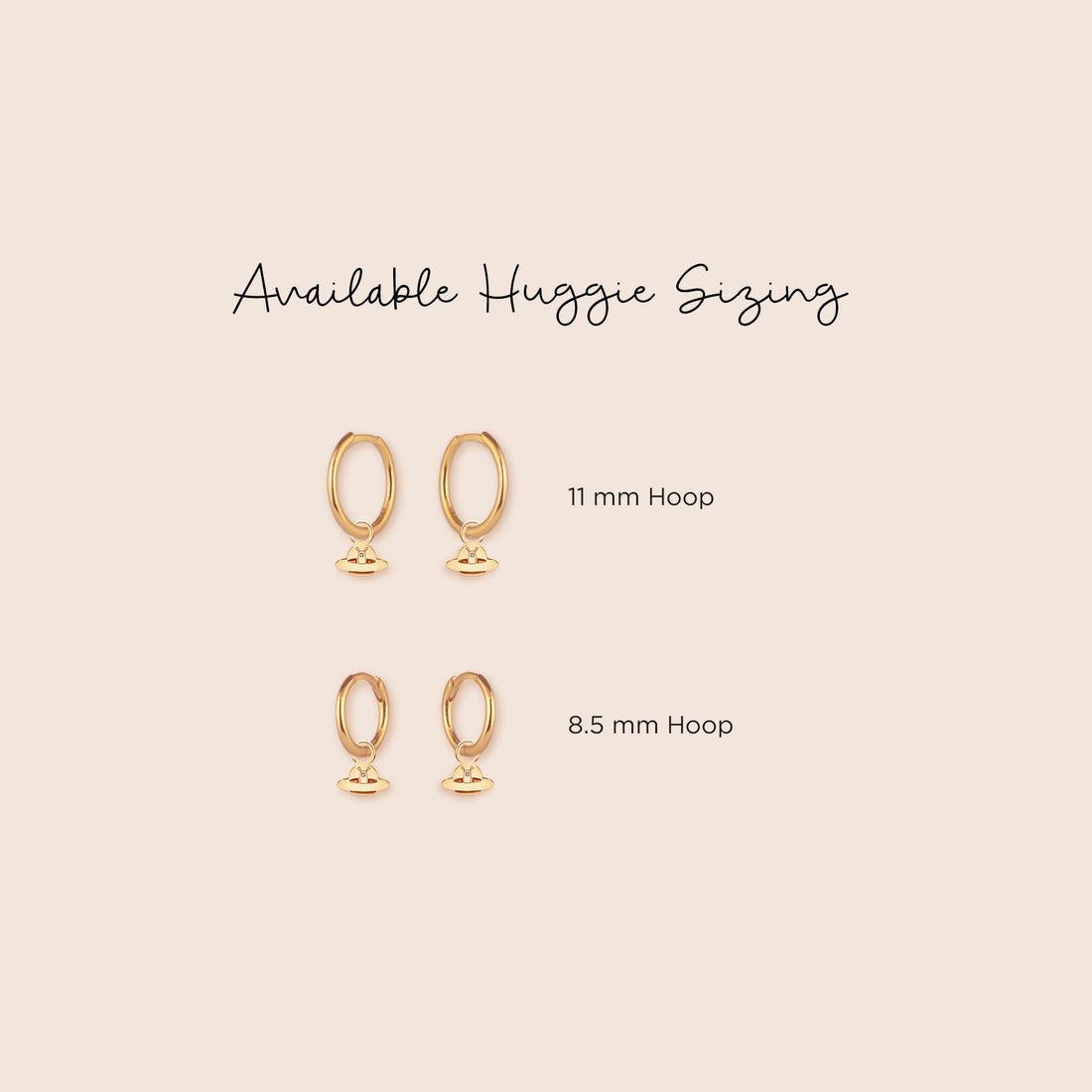 Alien UFO Spaceship Huggie Earrings