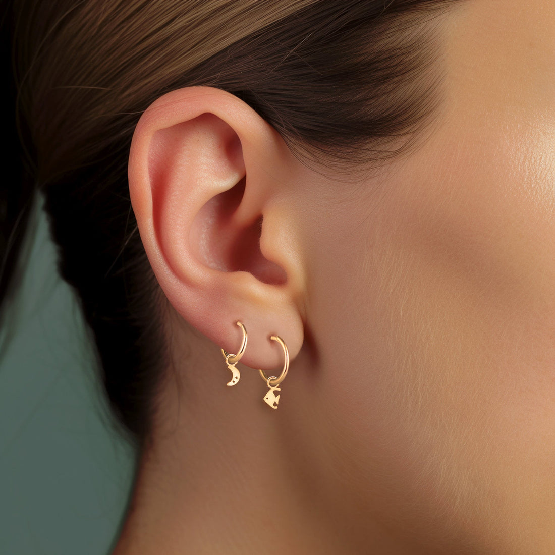 Angelfish Silhouette Earrings