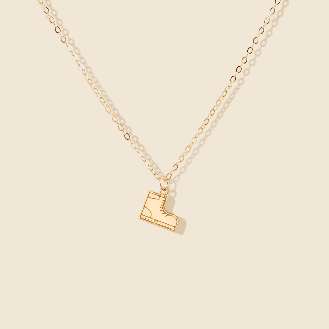 Hiking Boot Necklace