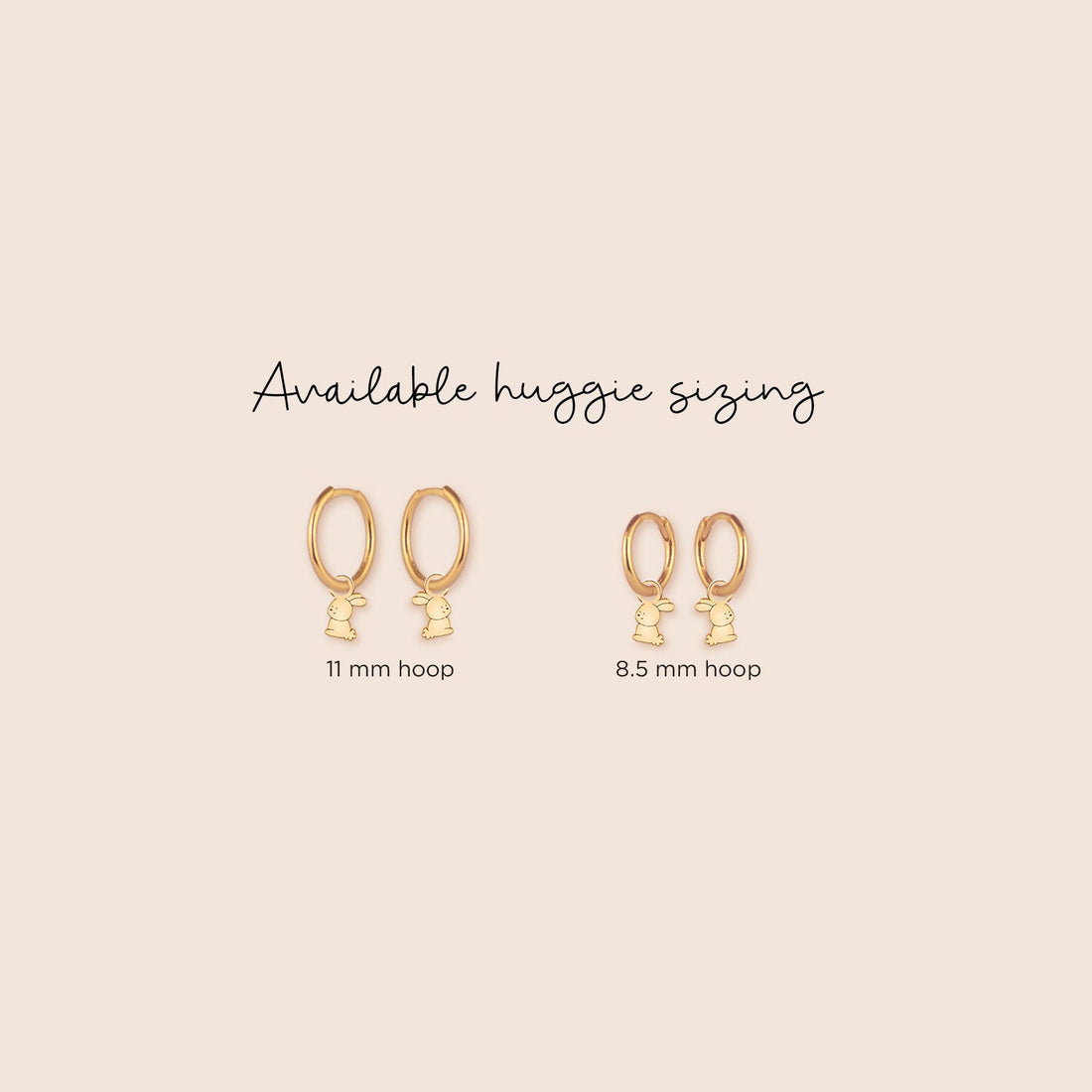 Bunny Huggie Earrings