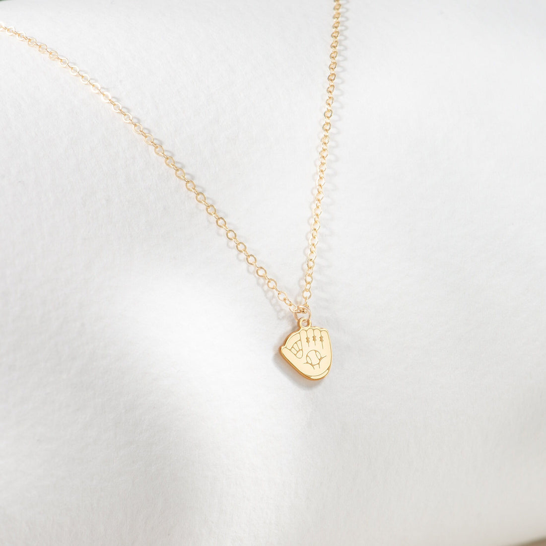 Baseball Glove Pendant Necklace