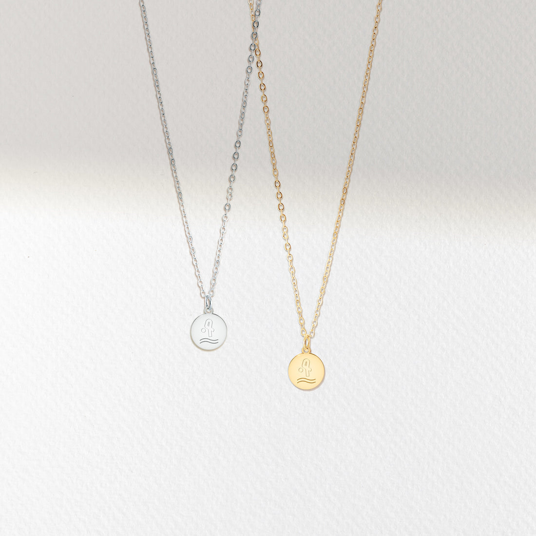 Aquarius Disc Pendant