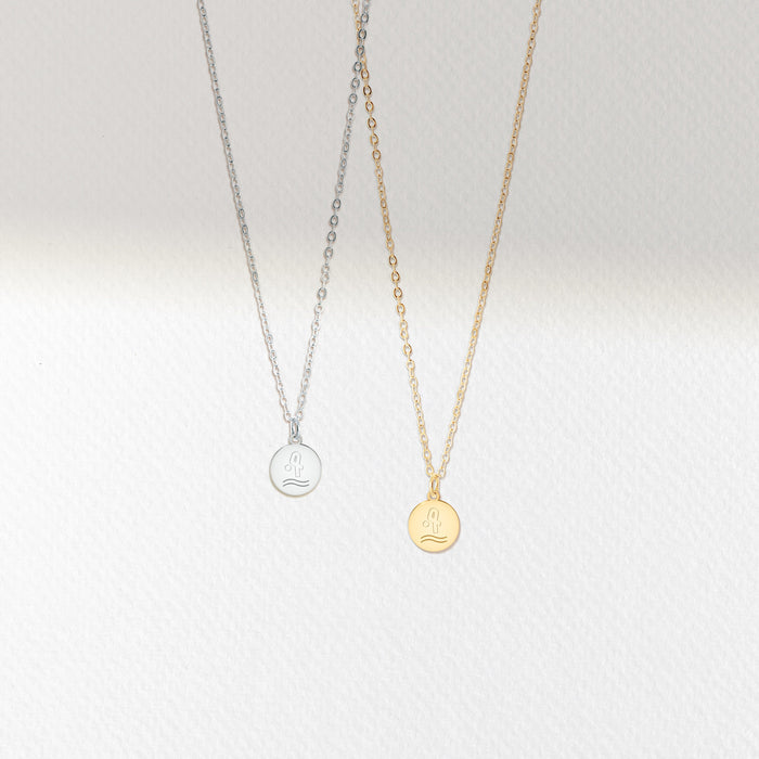 Swimmer Disc Pendant