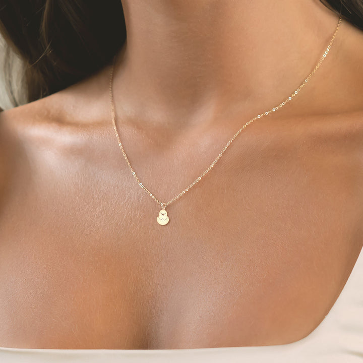Chick + Egg Necklace