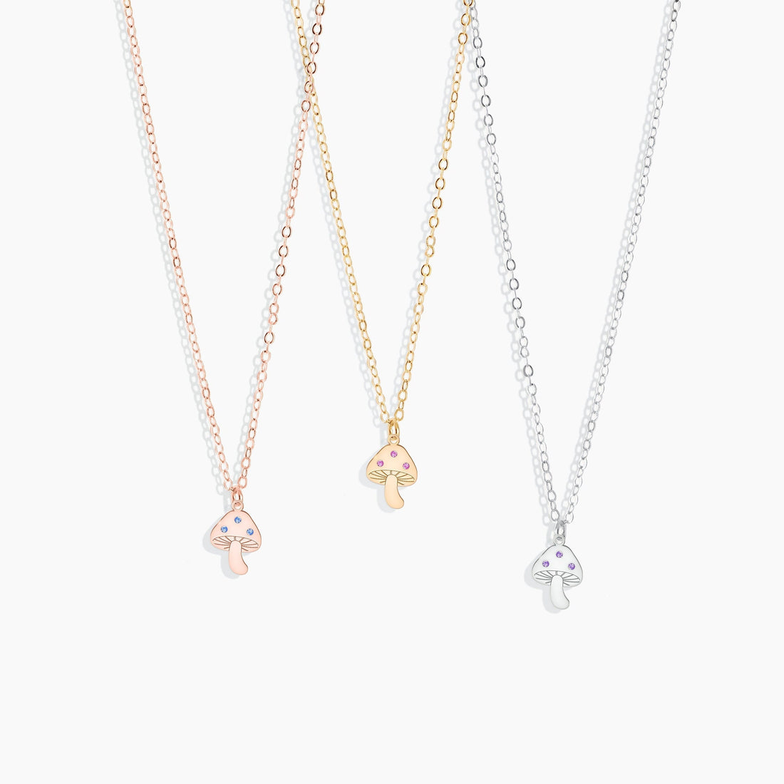 Gem Mushroom Necklace