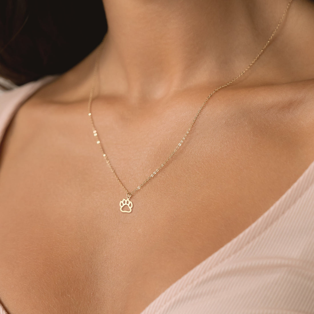 Paw Print Necklace