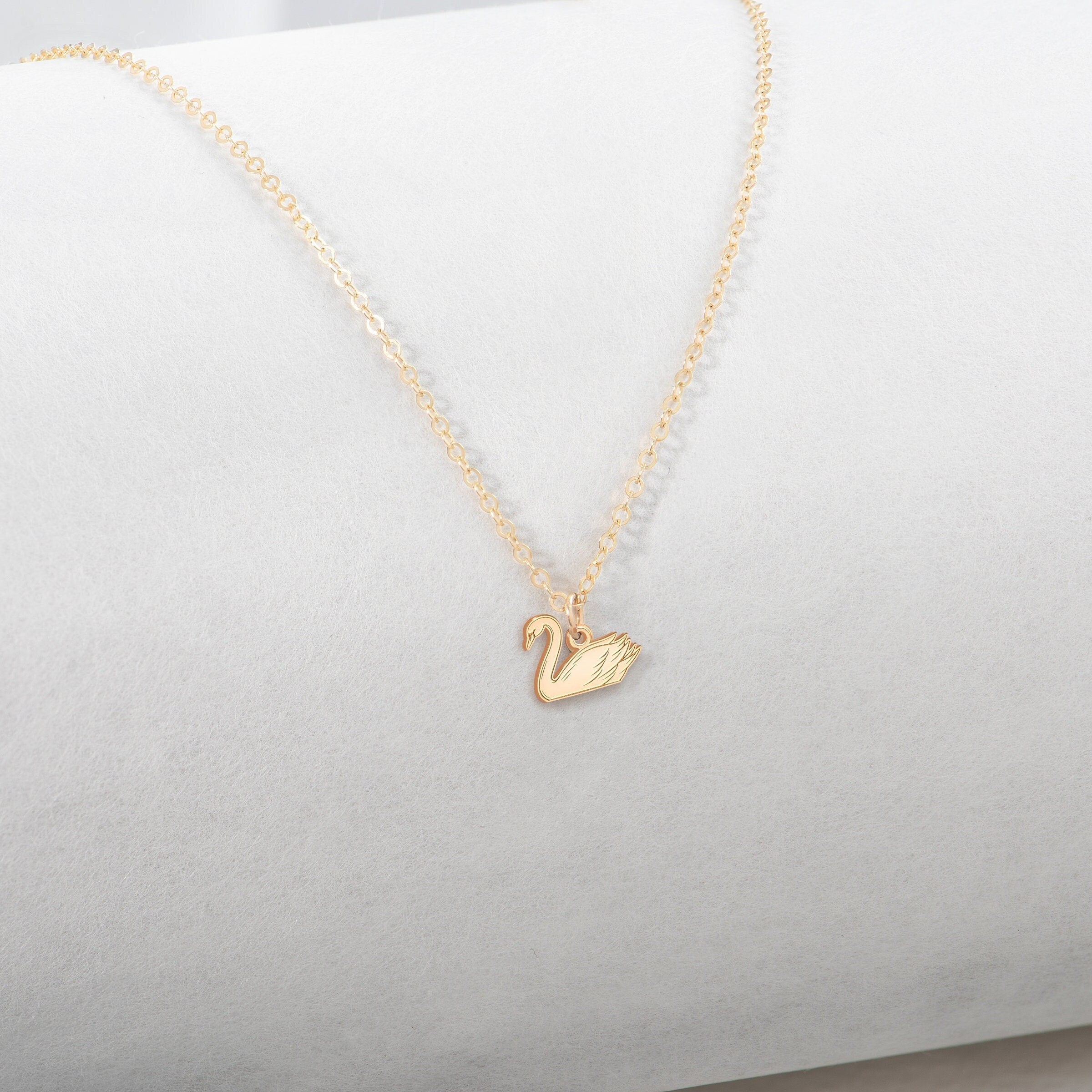 Swan Pendant Necklace