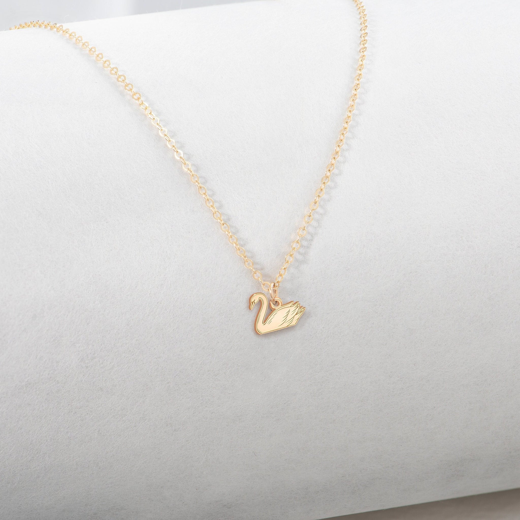 Swan Charm Necklace