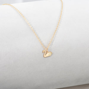 Swan Charm Necklace