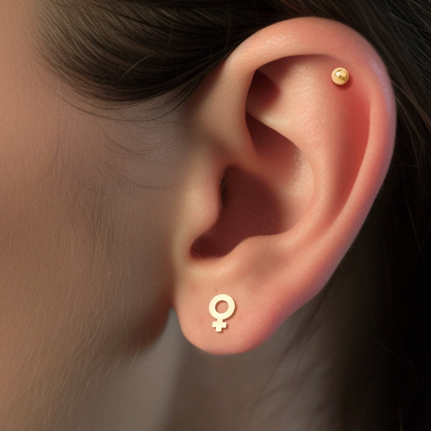 Female Symbol Studs