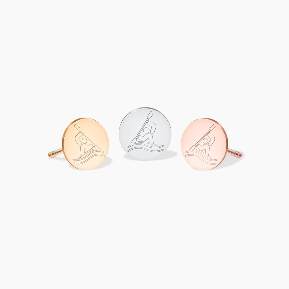Rowing Disc Earrings