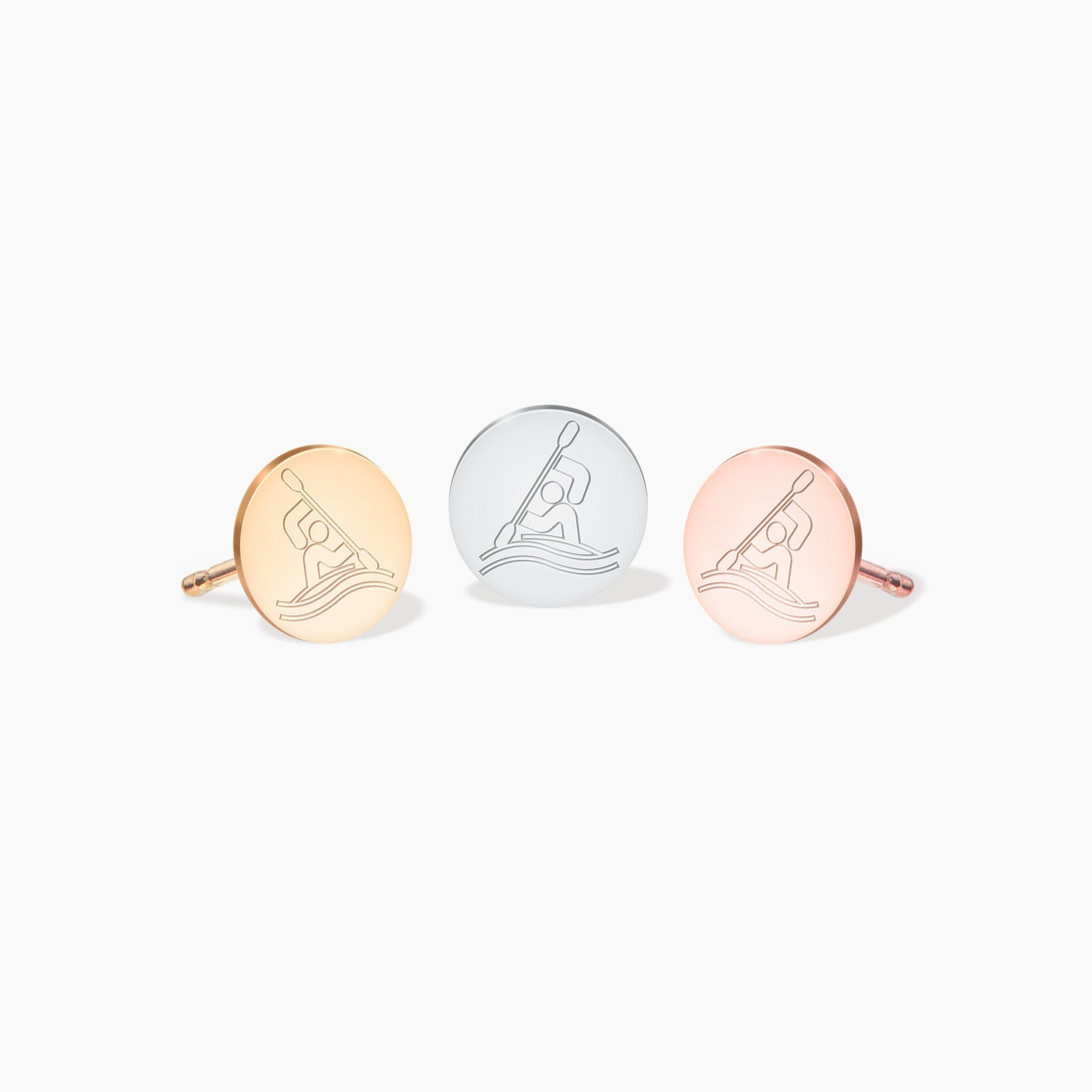 Rowing Disc Earrings