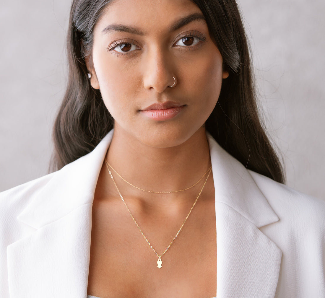 One-Piece Swimsuit Pendant Necklace