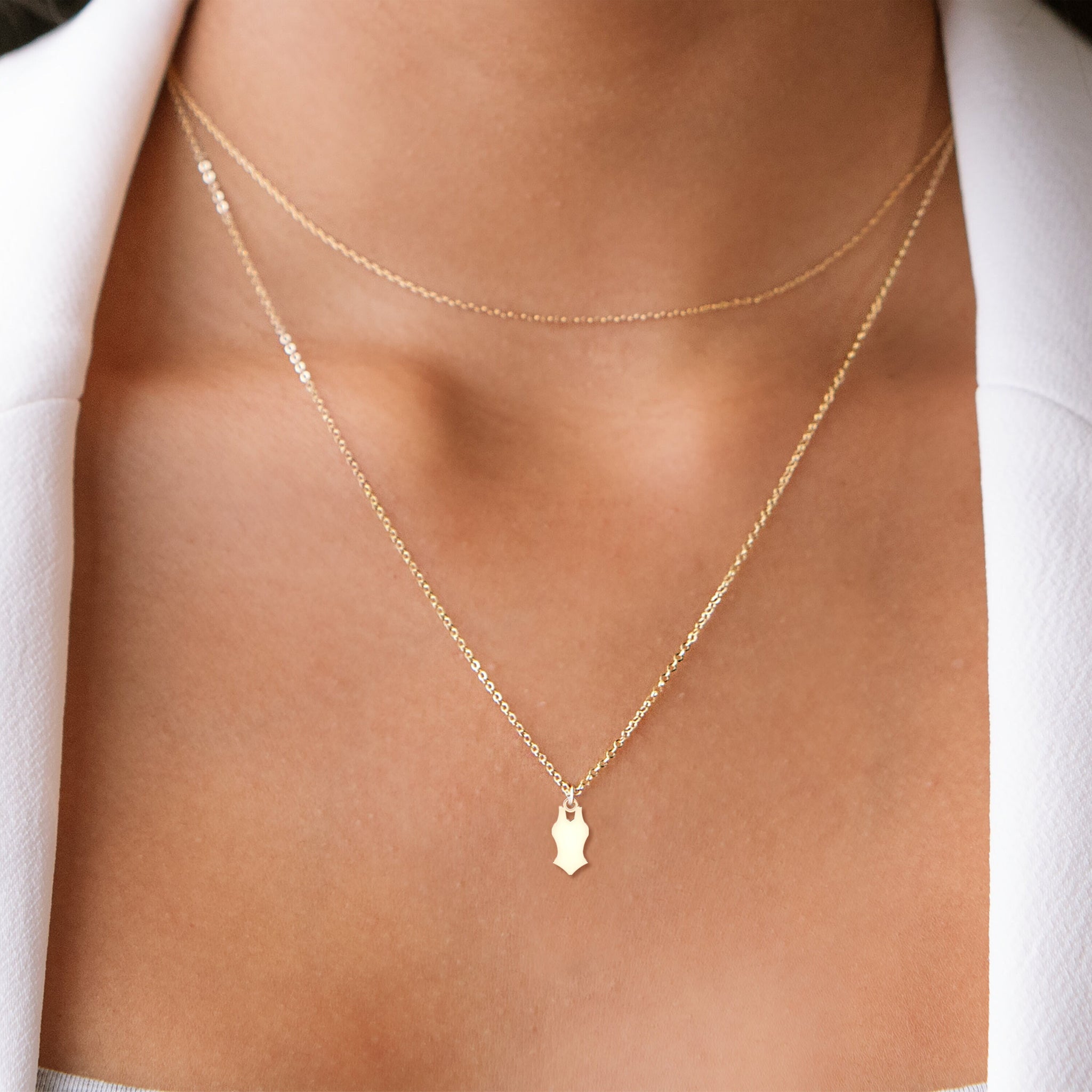 Ocean-Inspired Swimsuit Pendant