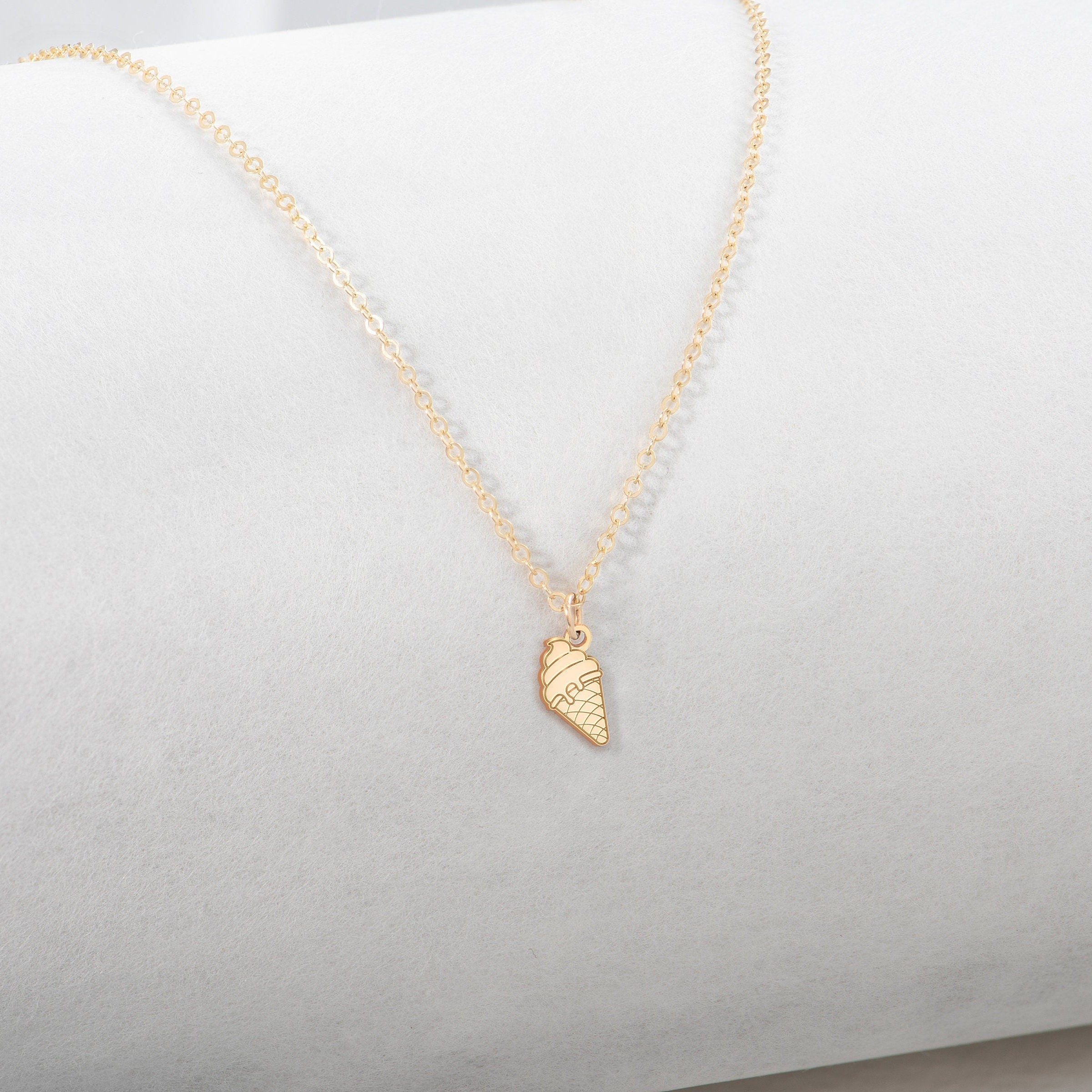 Ice Cream Cone Necklace