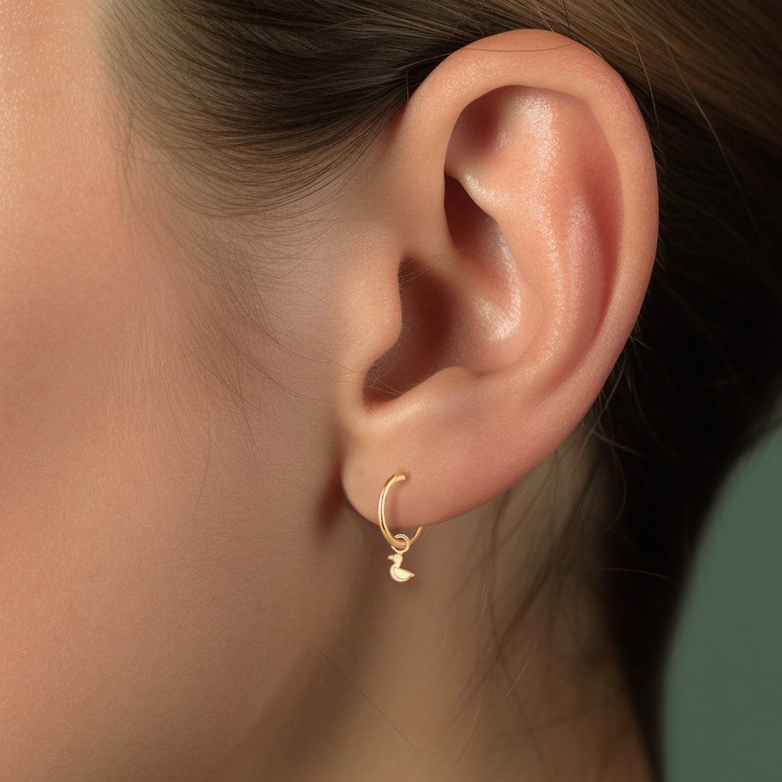 Duck Charm Hoop