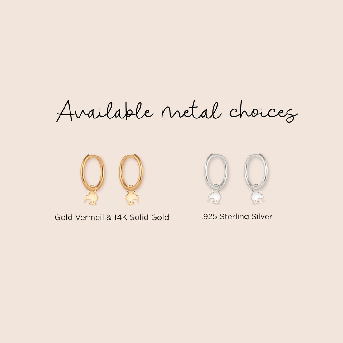 Huggie Charm Earring Charm Huggie Hoops