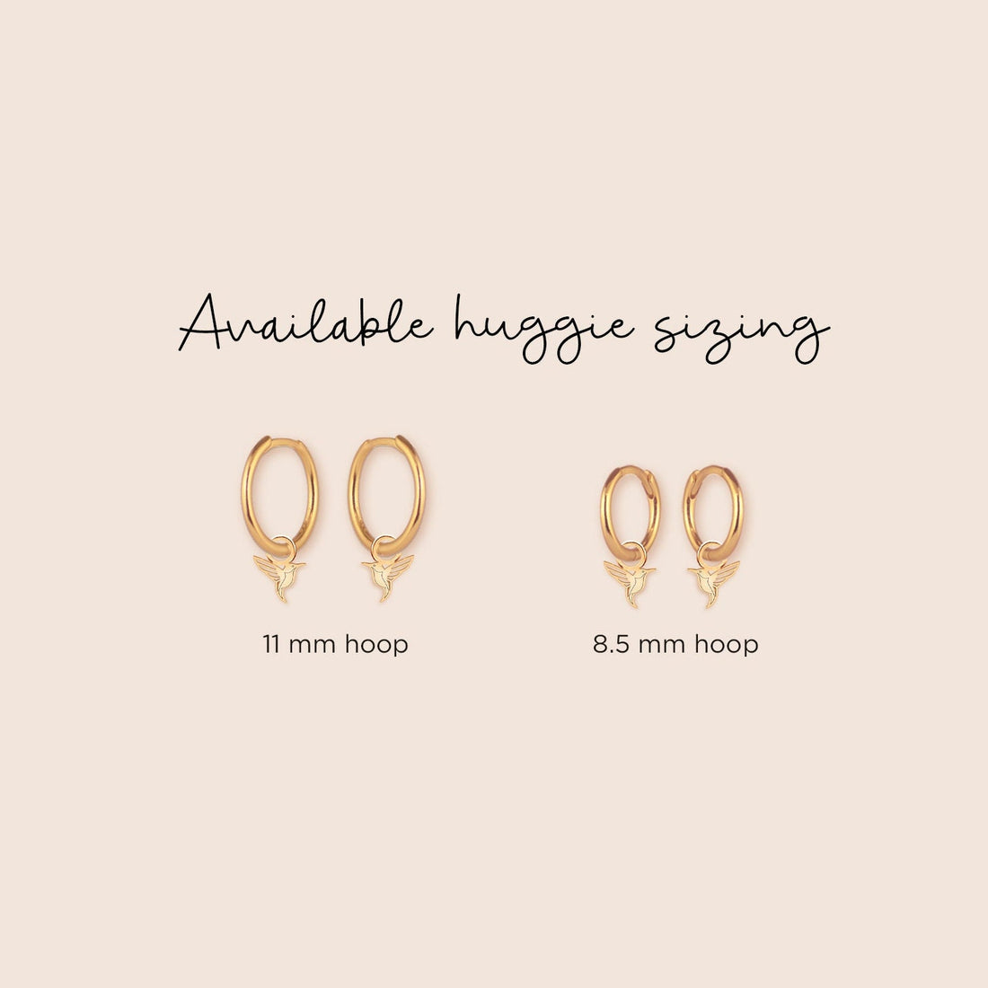 Huggie Charm Earring Charm Huggie Hoops