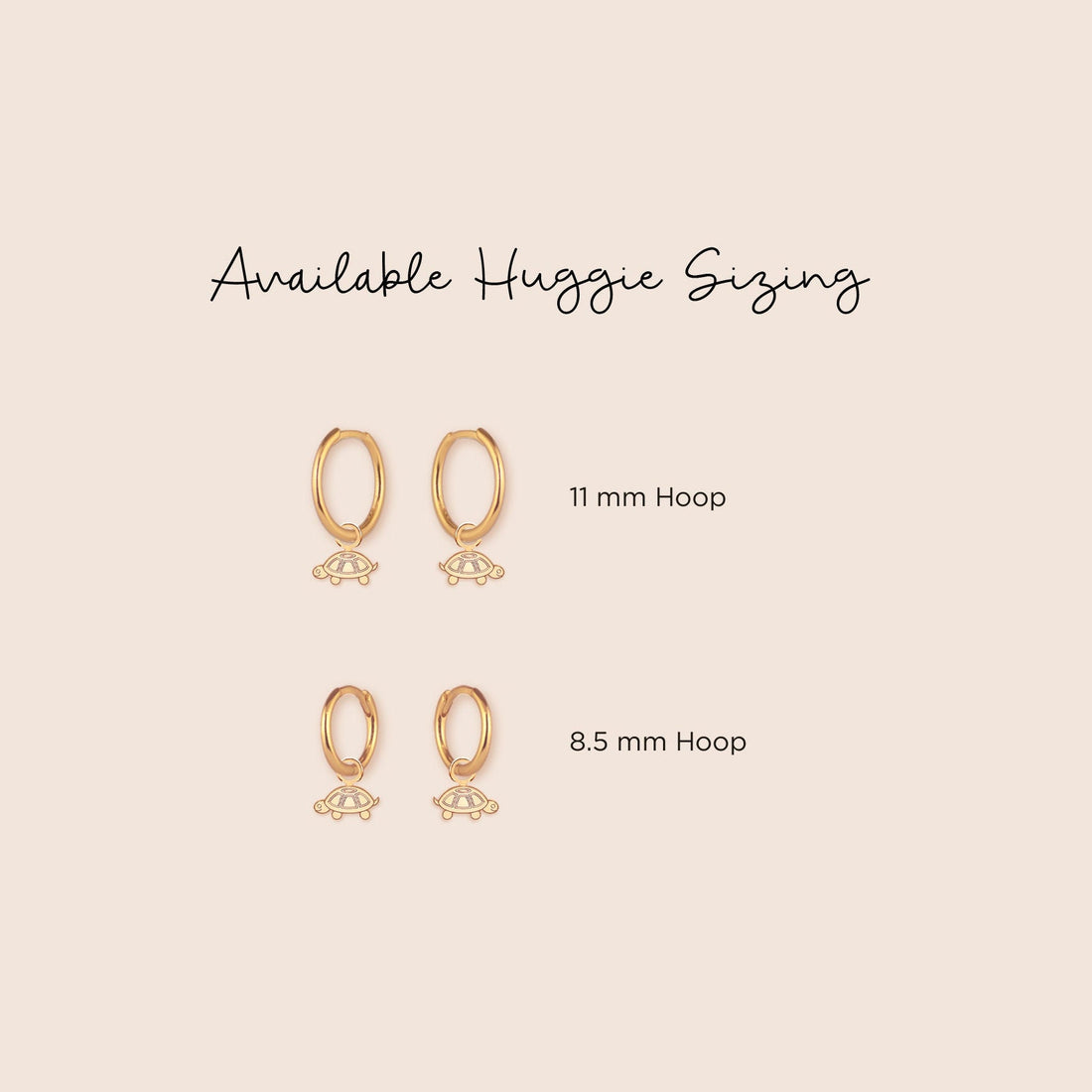 Huggie Hoop Earrings with Map or Palestine Charm, Handcrafted in Gold Vermeil, Silver, Solid 14k Gold | Handcrafted Palestine Jewelry