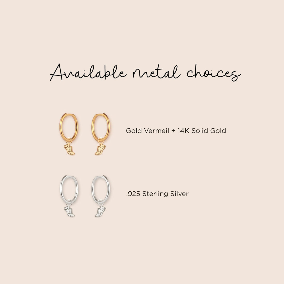 Huggie Earring Charm Huggie Hoops