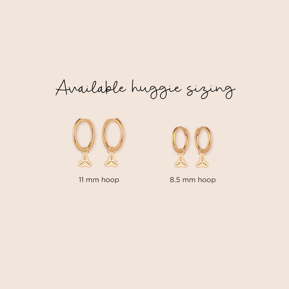 Map of Palestine Charm Huggie Hoops