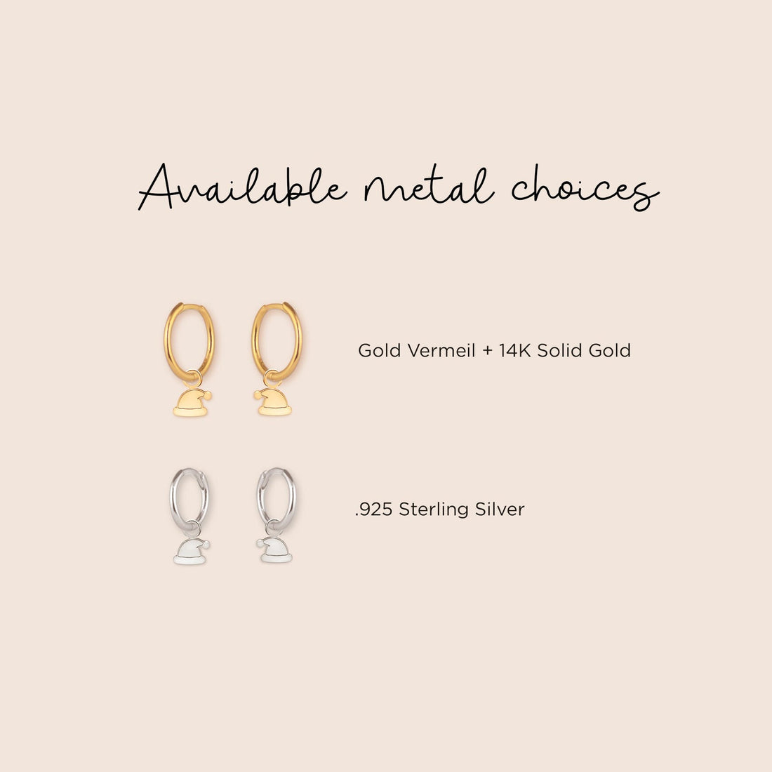 Huggie Earring Charm Huggie Hoops