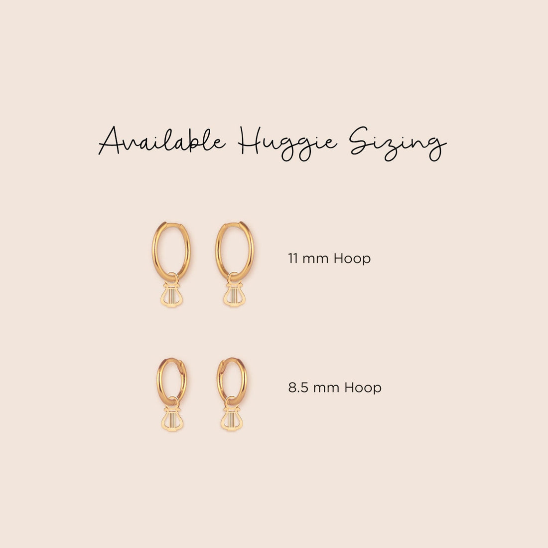 Lyre Harp Charm