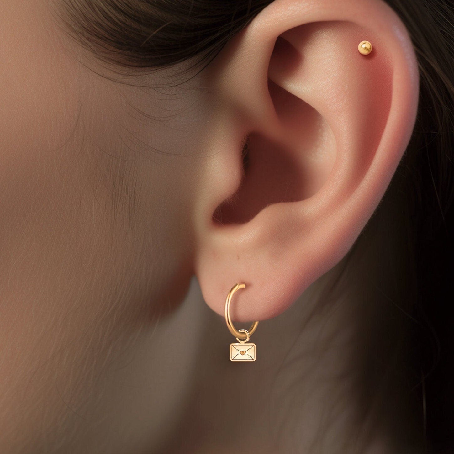 Love Letter Envelope Drop Earrings