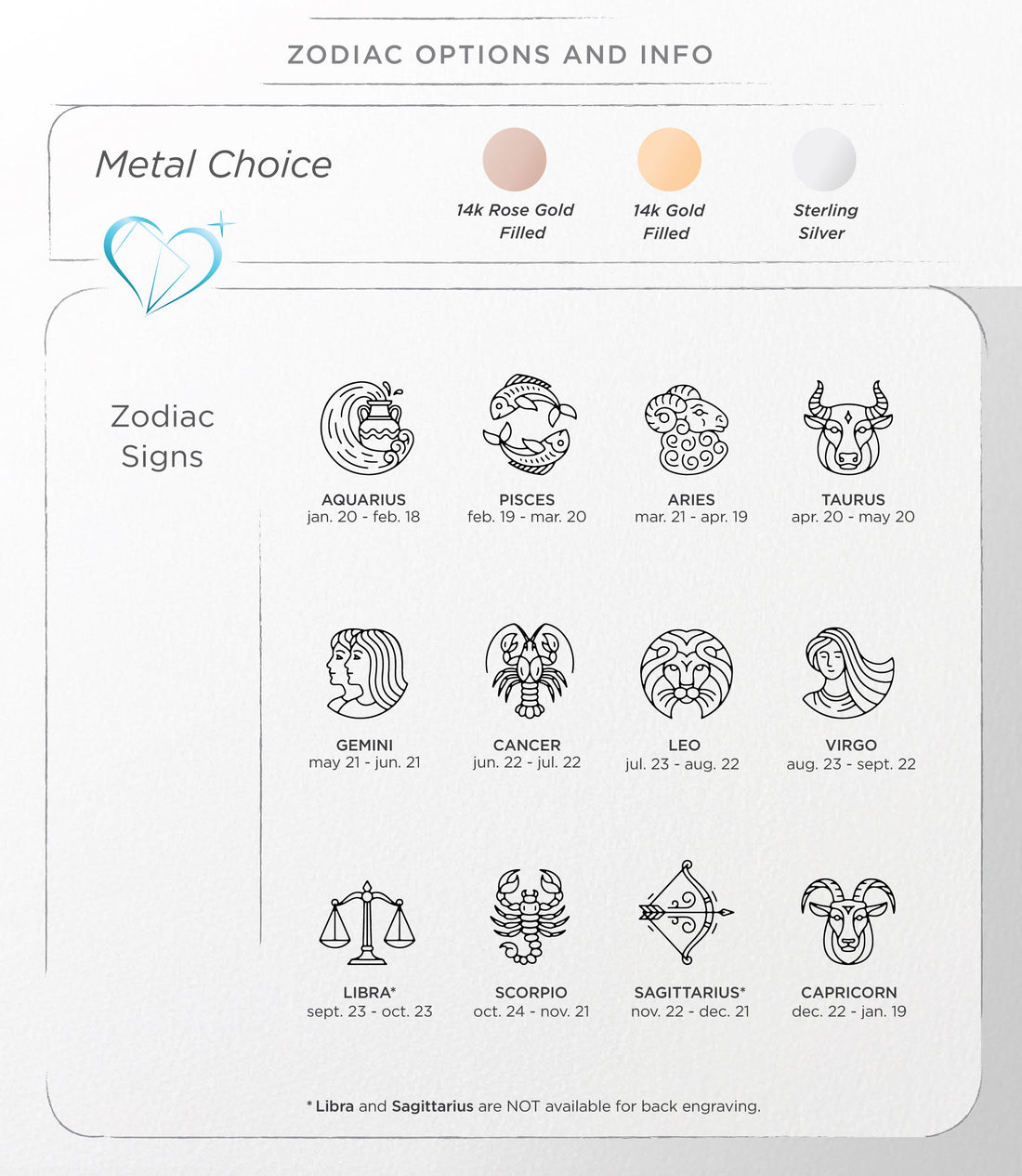 Astrological Sign Huggie Earrings